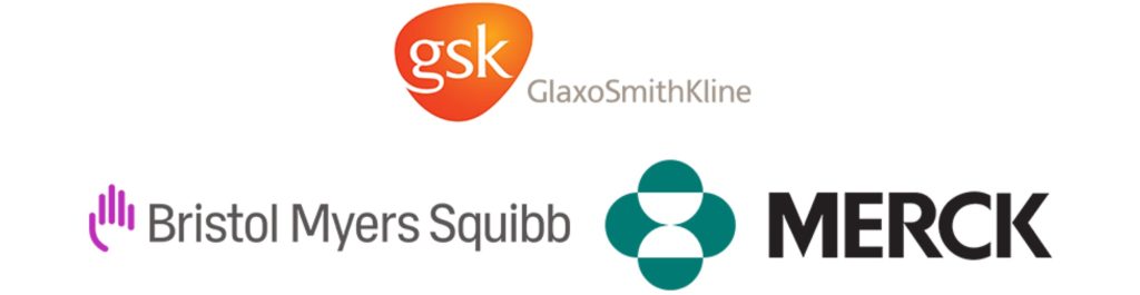 Glaxo Smith Kline, Bristol Meyers Squibb, Merck