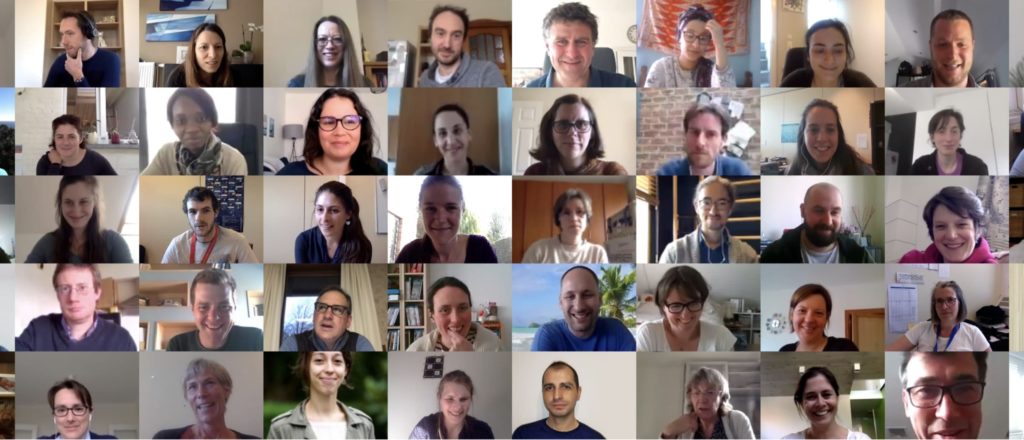 montage of employee candid photos