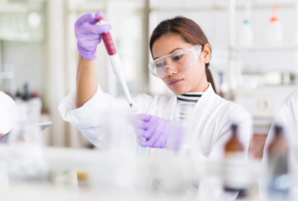 scientist working in a lab